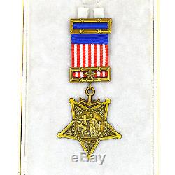 Us Commande De La Commande Ww1 Ww2, Armée, Marine, Armée De L'air, Ensemble Complet De Médaille D'honneur Top Rare