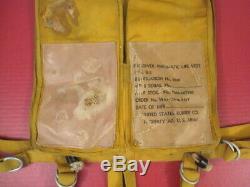 Us Wwii Aaf Army Air Force De Mae West Life Preserver Gonflable Gilet De Type B-5 Nice