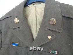 Us Wwii Uniformjacke M-1944 M. Abzeichen Original Vernäht Caporal Army/airforce