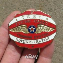 Usaaf Us Army Air Force Test De Formation Des Cadets De L'administrateur Vol Badge Système