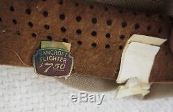 Véritable Ww2 Vintage Us Army Air Force Mission 50 Crusher Hat Bancroft Flighter