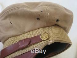 Véritable Ww2 Vintage Us Army Air Force Mission 50 Crusher Hat Bancroft Flighter