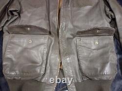 Veste Avirex pour homme Forces aériennes de l'Armée américaine type A-2 en cuir taille grande
