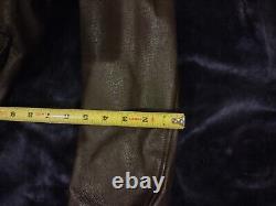 Veste Avirex pour homme Forces aériennes de l'Armée américaine type A-2 en cuir taille grande