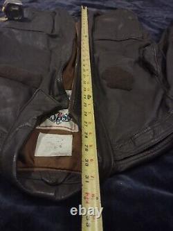 Veste Avirex pour homme Forces aériennes de l'Armée américaine type A-2 en cuir taille grande