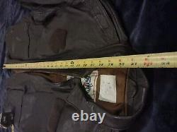 Veste Avirex pour homme Forces aériennes de l'Armée américaine type A-2 en cuir taille grande