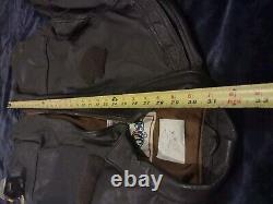 Veste Avirex pour homme Forces aériennes de l'Armée américaine type A-2 en cuir taille grande