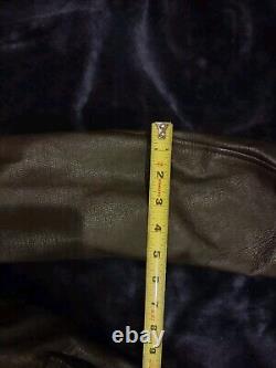 Veste Avirex pour homme Forces aériennes de l'Armée américaine type A-2 en cuir taille grande