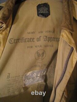 Veste Avirex rare de l'Armée de l'Air de 1987, Taille XL pour Femme
