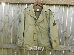 Veste De Campagne M-41 Originale De La Wwii Us Army Air Force