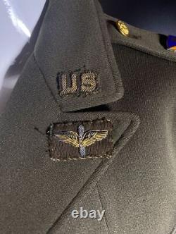 Veste De L'armée De L'air Américaine De La Seconde Guerre Mondiale (standard Fit- Bullion Patches)