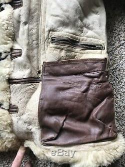 Veste De Vol Artic Originale De La Seconde Guerre Mondiale Ww2 Aero Leather Co.