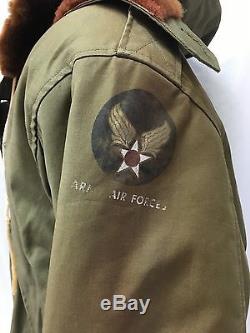 Veste De Vol De La Force Aérienne De L'armée Américaine B-11 De La Seconde Guerre Mondiale