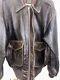 Veste Bombardier En Cuir Vintage Avirex Type A-2 Taille Moyenne Forces Aériennes De L'armée Américaine