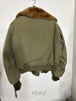 Veste de bombardier de vol de type B-15 de l'USAAF de la Seconde Guerre mondiale.