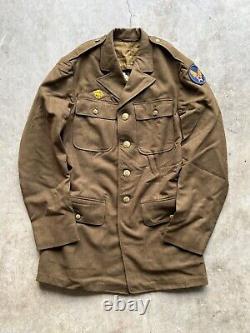 Veste de cérémonie de l'armée américaine, des Marines et de l'armée de l'air de la Seconde Guerre mondiale datée de 1940 WWII USA