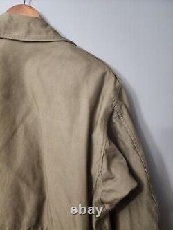 Veste de champ Vintage M-1943 de la Seconde Guerre mondiale, taille 36 R de l'armée des années 1940, écusson de l'armée de l'air du Corps aérien.