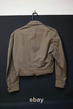 Veste de champ en laine OD Ike nommée de spécialiste ingénieur de l'USAAF de la Seconde Guerre mondiale