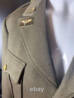 Veste de l'US Army Air Force de la Seconde Guerre mondiale (coupe standard - écussons en fil métallique)