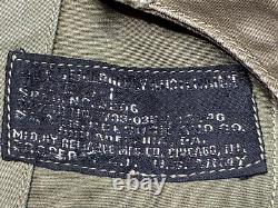 Veste de survie de pilote de la Force aérienne de l'Armée de l'air américaine de la Seconde Guerre mondiale avec étui USAAF Issue