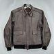 Veste Vintage De L'armée De L'air Américaine De Type A2 En Cuir Pour Pilote, Taille 44, Marron Brabander Army