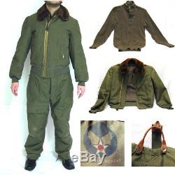 Vêtements De Vol Aviateur De L'armée De L'air De La Seconde Guerre Mondiale