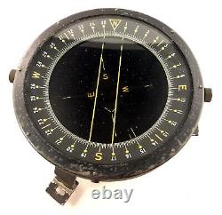 Vintage 1942 Wwii Us Army Air Force D-12 Compass 1833-1-a Bendix Pioneer Ww2