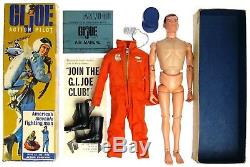Vintage 1964 Gi Joe Hasbro Tm Action Pilote Air Corps Armée De L'air Figure Avecbox