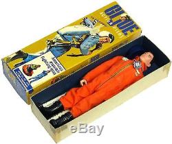 Vintage 1964 Gi Joe Hasbro Tm Figurine Air Force De L'armée De L'air Du Corps Pilote D'action Avec Boite