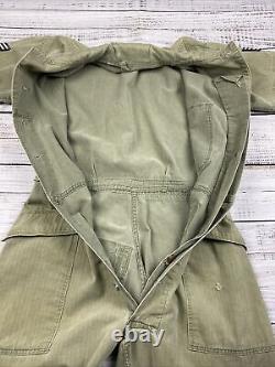 Vintage 40s 30s Wwii Herringbone Patch Swill Army Military Air Force Flight Suit