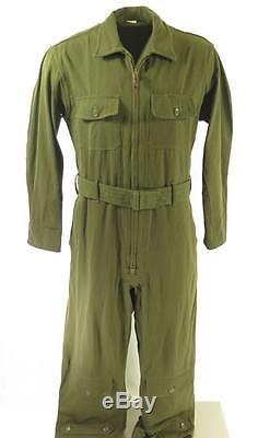 Vintage 40s Costume De Vol De La Seconde Guerre Mondiale Hommes 42 Combinaisons De Morts Army Air Force Crest