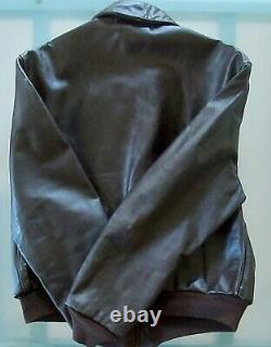 Vintage Avirex Type A-2 Us Army Air Force Leather Flight 80's Bomber Jacket