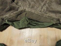 Vintage B-11 Air Force Veste Alpaca Militaire Seconde Guerre Mondiale Us Army Flight Manteau Sz 34