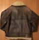 Vintage B-3 B3 Air Force Army Leather Bomber Flight Jacket M Taille Usa Combat
