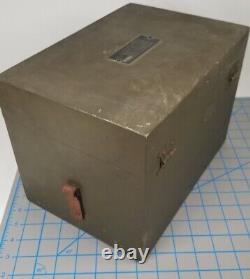 Vintage Bausch And Lomb A8-a U Army Air Force Aircraft Sextant Wwii Wood Box