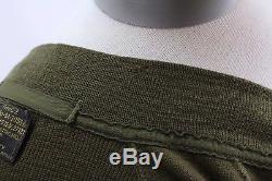 Vintage Des Années 30 Des Années 40 Hommes Olive C-2 Cardigan Militaire Armée Militaire Ww2 46