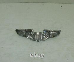 Vintage U.s. Army Air Force Grandes Ailes Sterling Ww2