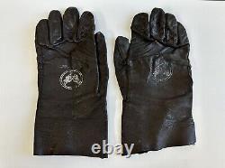 Vintage Us Army Force Aérienne Leather Fly Gloves Original