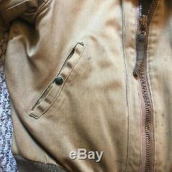 Vintage Vtg 1940 B-15 Flying Flight Jacket Militaire Us Army Air Forces Usaaf