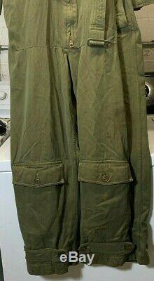 Vintage Ww11 1941-1945 Ww2 Usaaf Army Air Forces D'été De Vol Costume Yt36