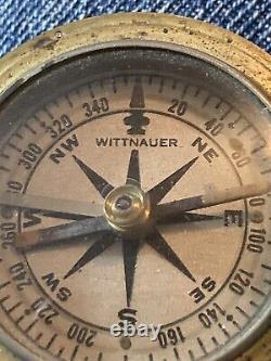 Vintage Ww2 Wittnauer Air Force Us Army Military Pocket Compass Travaux Originaux