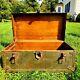 Vintage Wwii Military Foot Locker Trunk Chest, Us Army, Brooks Air Force Base