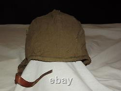 Vintage Wwii Type A-9 Force Aérienne Nous Taille De L'armée Petit Casque Volant Cap Hat