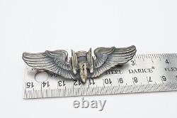 Vintage Wwii Us Army Air Force Aerial Gunner Wings N. S. Meyers New York 3