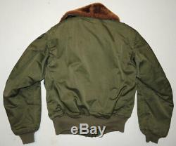 Vtg Seconde Guerre Mondiale B-15 Flight Jacket 38 Authentique Excellent Condition