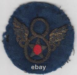 WW 2 US Army 8th Air Force Bullion Patch Inv# F313<br/>
   <br/> 	Translation: Seconde Guerre mondiale US Army 8ème Force aérienne Bullion Patch Inv# F313