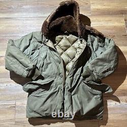 WW2 Militaire USAAF Eddie Bauer B-9 Manteau en Duvet Armée de l'Air