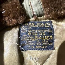 WW2 Militaire USAAF Eddie Bauer B-9 Manteau en Duvet Armée de l'Air