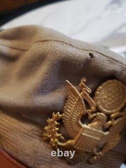 WW2 WW II US Army Air Force USAAF Officers Summer Real Crusher Hat Cap Named

<br/>		 
<br/>
La Seconde Guerre mondiale US Army Air Force USAAF été véritable chapeau de broyeur cap nommé