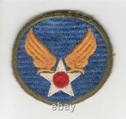 Ww 2 Quartier Général De L'armée De L'air Od Border Ribbed Weave Patch Inv# P140
